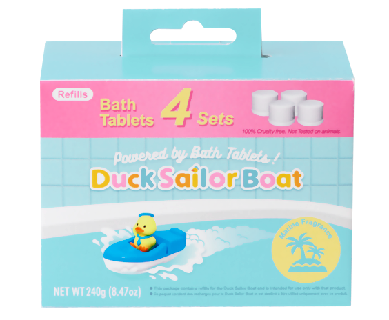 Duck Sailor Boat - Bright Display Style